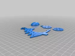 Simple Snowflake Christmas Bauble