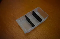 Small parts storage drawer divider