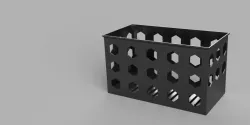 Stackable tea caddy see through