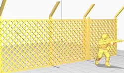 Star Surge Perimeter Fence 28mm scale