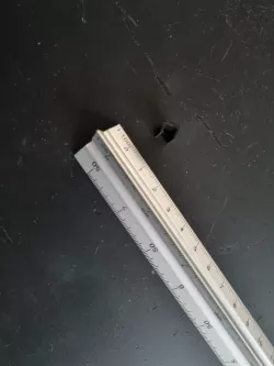 Tiny cable clip for 20mm extruded profile