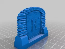 Various Heroquest doors, dice, and stat tracker...