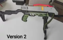Version 2 Alligator 2 || Repeating crossbow || 3d printed magazine || Inspired by Joerg Sprave