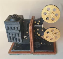 Vintage Projector Bookends