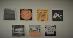 Vinyl Records Wall Bracket Holder - minimalistic 