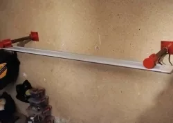 Wall detached light bar fixture
