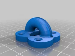 Wall plate Rope Loop Parametric (Customizable)