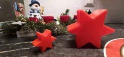 Weihnachtsdeko / Christmas decorations - Star with light
