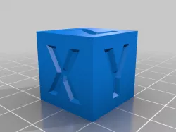 XYZ Test cube