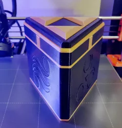 Zelda Themed Twist Lock Box - Goddess Trinity (Din Nayru Farore)
