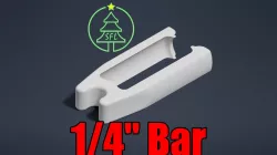 1/4" Round Bar PPC (Pixel Pipe Clip) 12mm Bullet Pixel