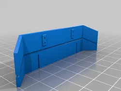 1980's GIJOE Sky Hawk Tail Fin