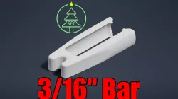 3/16" Round Bar PPC (Pixel Pipe Clip) 12mm Bullet Pixel