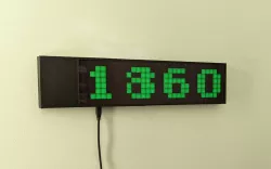 8x32 Neopixel Matrix Display for ESP8266
