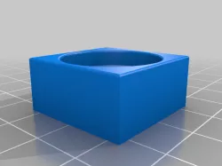 A Simple Foot, 8mm rise, x22mm diam