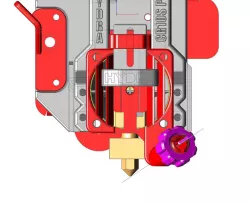 Adustable BL-Touch and Endoscope Mount for the Hydra Duct System (designed for the CR10S Pro with Microswiss) With STEP file