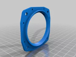 Aircraft instrument inspired  "adapter" for 51mm automotive gauges.
