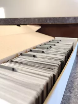 Alphabetized Card Box Dividers