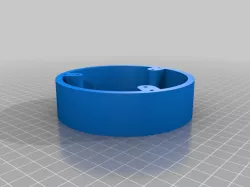 Dome Camera Junction Box (Amcrest) - Free 3D Model | STLFinder