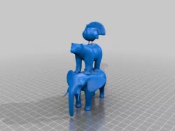 Animal Stack Sculpture