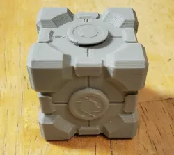 Aperture Portal Cube Fabric Pattern Weights