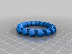 Articulated Chain Fidget Loop Bracelet