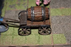 barrel on a cart