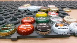 Beer cap collection holder