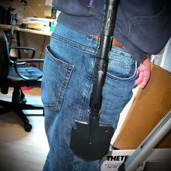 Belt Hook for Metal Detecting Shovel