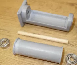 Best Filament holder for wide rolls (e.g. Verbatim) - with ball bearings 