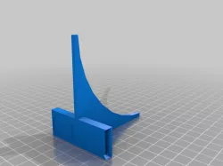 Center Shelf Bracket \w Right Side Opening