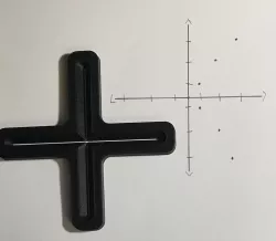 Cordinate Plane Tool 1.5'' With and Without Straight Edge