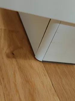 Corner and end piece for IKEA:s baseboard FÖRBÄTTRA