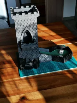 D&D DM Dice Tower Tray