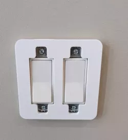 Decora Dual Gang Alignment Plate