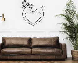 Deer love 2D WallArt