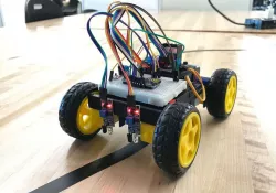 Dismantlable Robot Chassis - Line Follower