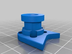 "Dragon Tongue" rigid mount adapter for the Phaetus Dragon Hotend to the Prusa Bear extruder with PTFE tube Cuff