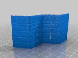 Dungeon Scape Wall with Arrow Slit