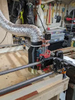 Dust Shoe for Makita rt0701c on Burly MPCNC