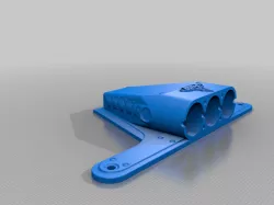 Ender 3 Fan Cover Ford V8 Supercharger w/ blades/louvers