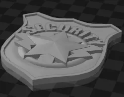 Five Nights at Freddy's Security Breach Security Guard badge