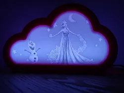 Frozen Lithophane for Cloudy little night light