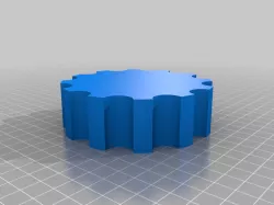 Gear in TINKERCAD