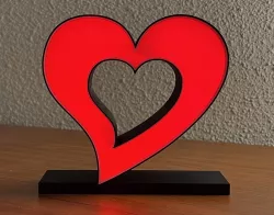 Glowing WLED or LED Hearth
