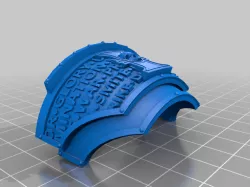 Grey Knight/Deathwatch Shoulder Pads for Imperial Knight