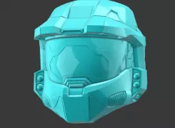 Halo 3 Master Chief helmet (Starry Night)