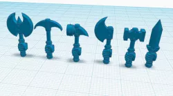 Handweapons for EM4 Dwarves