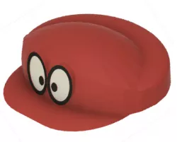 Hat for LEGO Mario with Cappy Eyes (Remix)