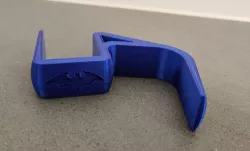 Headphone Holder Batman for a 27.5 mm thick desk